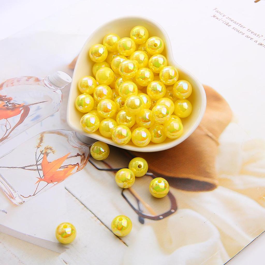 1000-5000 шт. Бусины из искусственного жемчуга ABS разных цветов, блестящие пластиковые разделительные бусины для самостоятельного изготовления ювелирных изделий