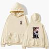 Couple Style Autumn Winter Velvet Retro Street Ins Trendy Brand Printed Hooded Sweatshirt Pullover