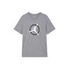 Logo Print Crew Neck Straight Cut Short Sleeve T-Shirt Men Tops Carbon-Gray DV8437-091