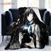 Anime Blanket Elfen Lied Blanket Cartoon Printed Blanket Cover Flannel Blanket Bed Sofa Living Room Blanket Home Decor Fans Gift