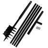 VidaXL Soil Auger with 180 Mm Handle and 5 M Extension Tube Steel