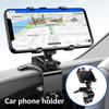 Car Dashboard Phone Holder Mobile Phone Stand Rotatable Car Clips Smartphone Bracket Sun Visor Mirror Mount Support
