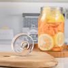 Fermentation Set, Wide Mouthed Bottle, Mason Jar, Fermentation Glass Weights with Easy To Grip Handle, Mason Cup, Wide Mouthed Heavy Stone