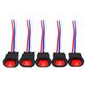 Motorcycle Hazard Light Switch Double Warning Flasher Emergency Signal W/3 Wires