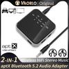 aptX-Adaptive/LL/HD Bluetooth Audio Transmitter Receiver 3.5MM AUX Low Latency Lossless Music Wireless Adapter For Car TV PC