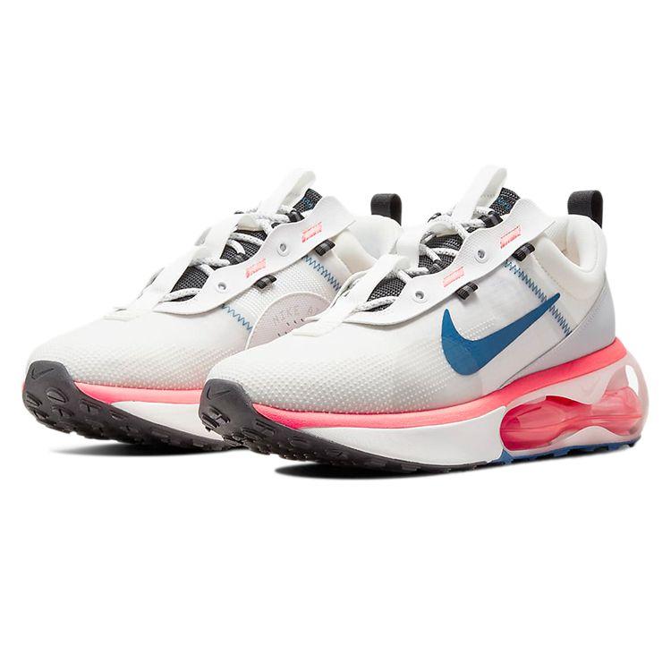 Nike Air Max 2021 White Solar Red Blue Men Sneakers Summit-White Black Court-Blue DH4245-100