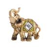 Traditional Chinese Feng Shui Lucky Elephant Statue Resin Animal Sculpture Elephant Figurine Ornament Home Decoration