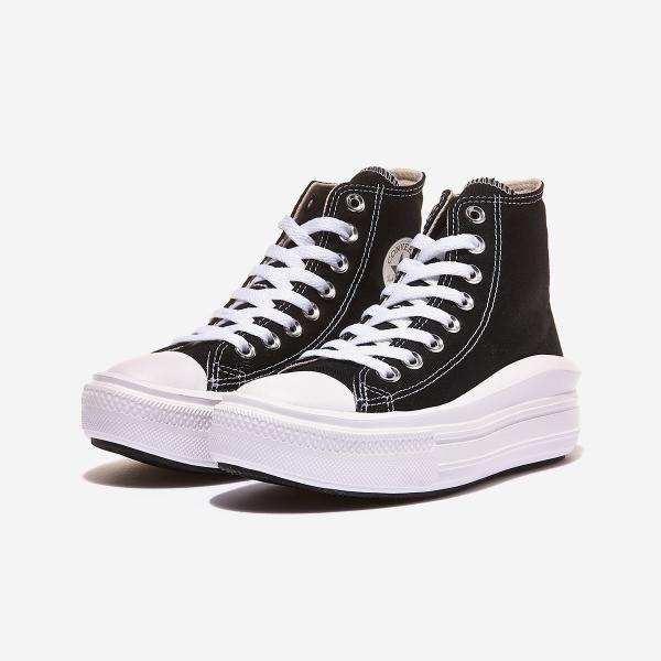 Converse Chuck Taylor All -Star Move Black High 568497C Flats Shoes