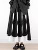 Hollow Out Contrast Color Pocket Skirt HQQ2441