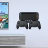 Metal Wall Bracket for Nintendo Switch2 Storage Organizer with 8 Game Card Holders and Controller Hooks Efficient Cooling