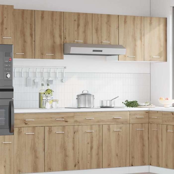 VidaXL Wall-mounted Cabinets 2 Pieces "Lyon" Artisan Oak 50 X 31 X 60 Cm Engineered Wood 856114