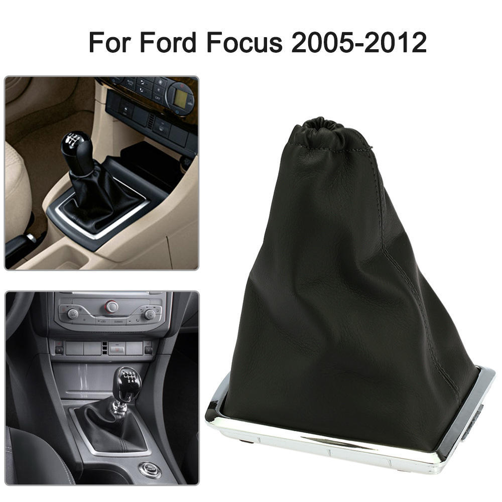 Gear Shift Lever Cover Gearstick Gaiter Boot Bellows Replacement for Ford Focus 2005-2012