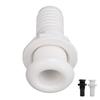 Boat Through Hull Connector 29mm Outlet Smooth Drainage Straight Drain Outlet Fittings Boat Plumbing