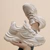 Summer Mesh Sports Dad Shoes Women'S Thick-Soled Heightening Ins Fashionable Versatile Breathable Soft-Soled Single Shoes