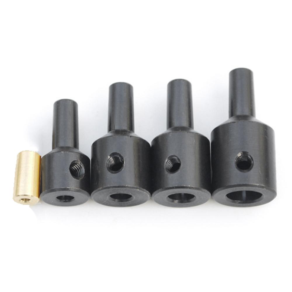 Black Steel Drill Chuck Connecting Rod Sleeve Copper Steel Taper Coupling 3.17mm/4mm/5mm/6mm/8mm