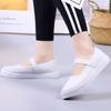 Summer Comfortable Light Solid Color Casual Slip On Ladies Footwear High Quality New Arrival 2025 In Cheap Women's Flat Shoes