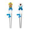 Edison Children's Three-dimensional Stainless Steel Correction Chopsticks Set of 2, Pororo, Pobi, 1 Set, Korean Popular Tableware