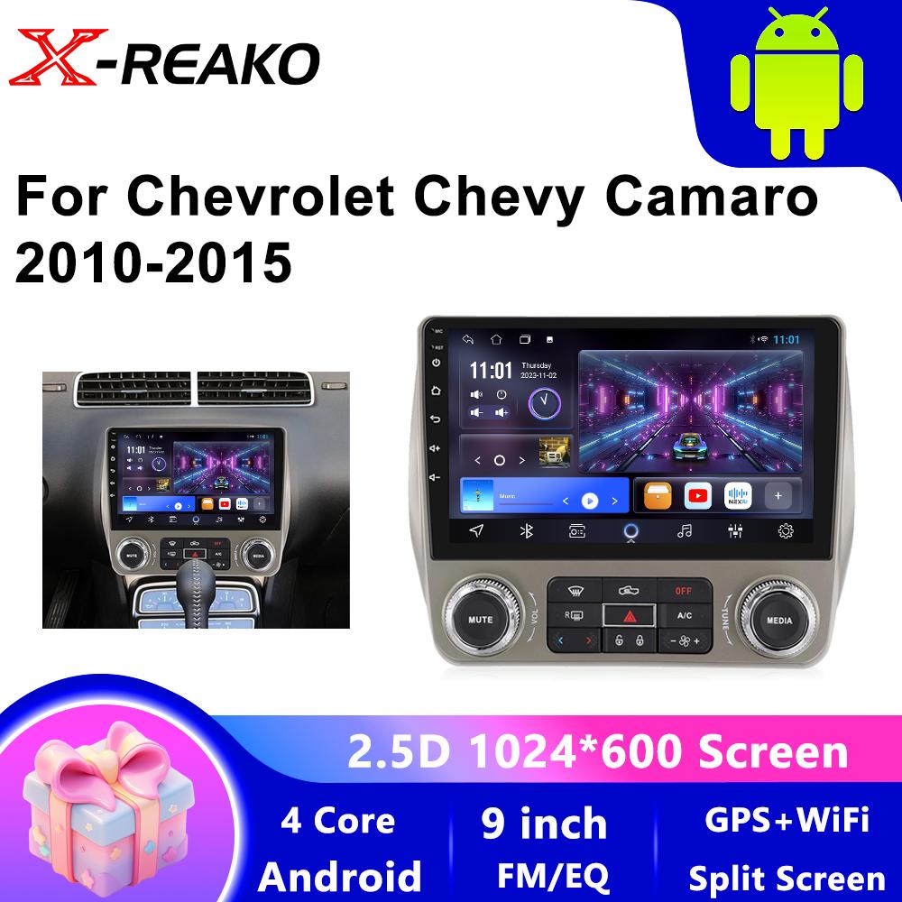 9" Wireless CarPlay for Apple Android Auto Autoradio For Chevy Camaro 2010-2015 Car Radio Stereo Multimedia GPS