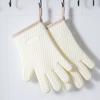 1Pc Baking Glove Ultra-thick Heat-Resistant Reusable Non-slip Texture Easy To Clean Anti-scald Silicone High-Temperature Resistant Oven Baking