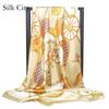High-quality Luxurious Silk Scarves Headband Scarfs Neck Scarf For Women Chain Silk Scarf Women's Decorative Shawl