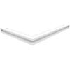 Vent Cover LUFT Corner Right 54,7x76,6x6 White Slim