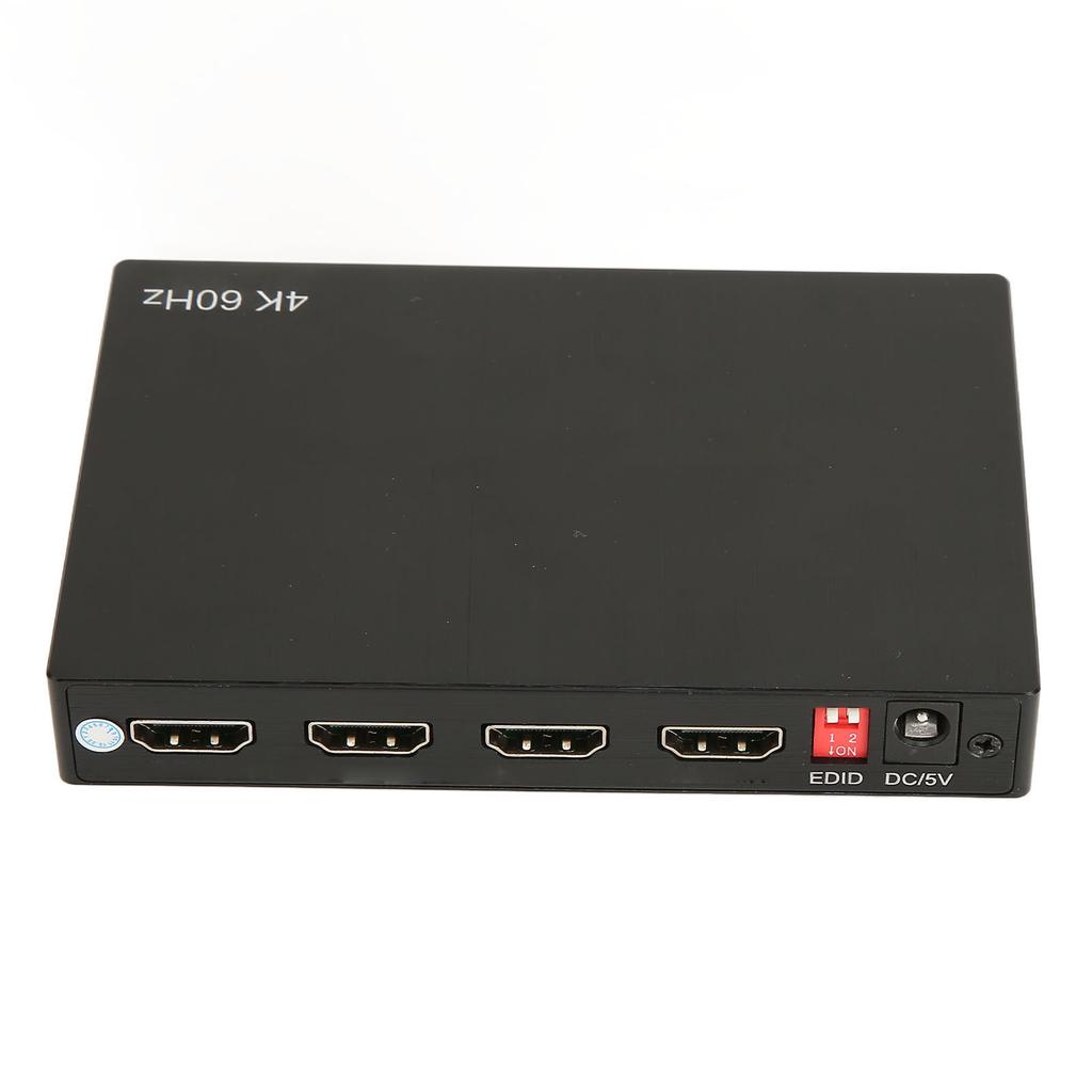 HD Multimedia Interface Switch 4K 4 In 2 Out 3.5mm Optical Sound Output Video Splitter with EDID IR