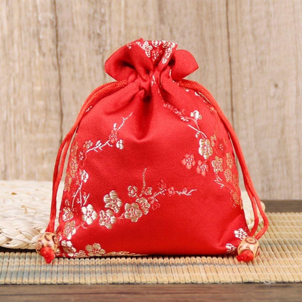 Candy Packaging Drawstring Pocket Fragrance Bag Drawstring Organza Pouches Wedding Party
