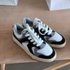 Cow Suede Spring Sneakers Platform Mixed Color Lace Up Rivets Women Casual Shoes
