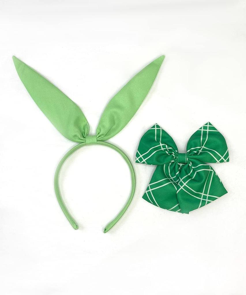 [Milky Time] The Quintessential Quintuplets Wig, Anime Cosplay Character, Nakano Family, Gotoyome Hair Accessory with Ribbon (Yotsuba Wig)