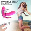 10-speed Three-in-one Wearable Butterfly Dildo Vibrator Female G-spot Stimulator Remote Control Vibrating Egg Masturbation Device Sex Toy