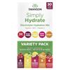 Simply Hydrate, Electrolyte Hydration Mix, Variety Pack, 30 Stick Packs, 6.36 Oz (180 G)