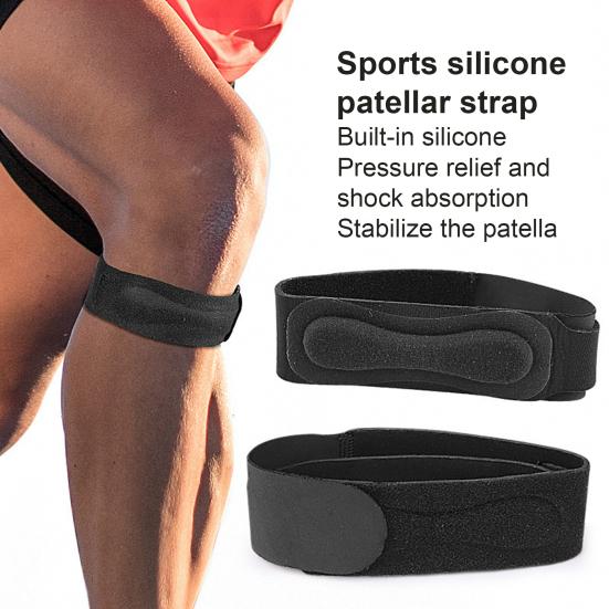 Patella Tendon Knee Strap Adjustable Knee Support Brace for Knee Pain Relief Hiking Soccer Basketball Running Jumpers Squats