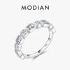 925 Sterling Silver Luxury Brand Rings For Women Sparkling Clear CZ Wedding Band Engagement Statement Fine Jewelry