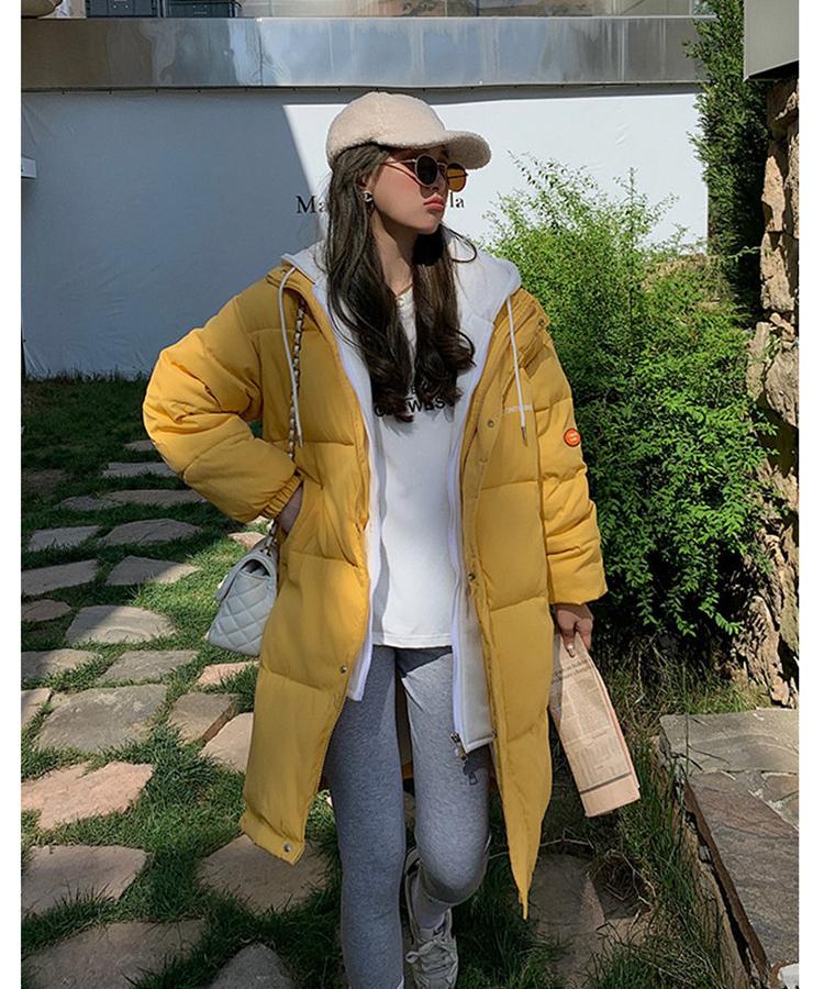 Fake Two Pieces Women Long Winter Short Hooded Big Pocket Coat Puffer Jacket Cotton Padded Parkas Warm Outwear Overcoat 7 Colour