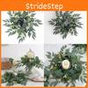 Wreath Candle Leaf Base With Polyester Material For Party And Home Styling