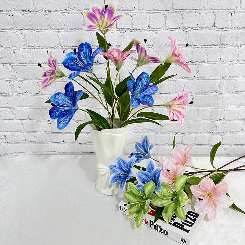 Lilium Plant Simulated Spp Wedding Hotel Restaurant Desktop Props Decoration