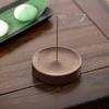 1Pcs Custom Natural Wood Arabic Incense Base Stick Holder Burner Ash Catcher Palo Santo Stand Gift for Home Decor Zen Meditation