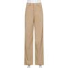Corduroy Baggy Joggers Women Vintage Wide Leg Pants Brown Low Waist E Girl 90s Aesthetic Trousers Female Sweatpants