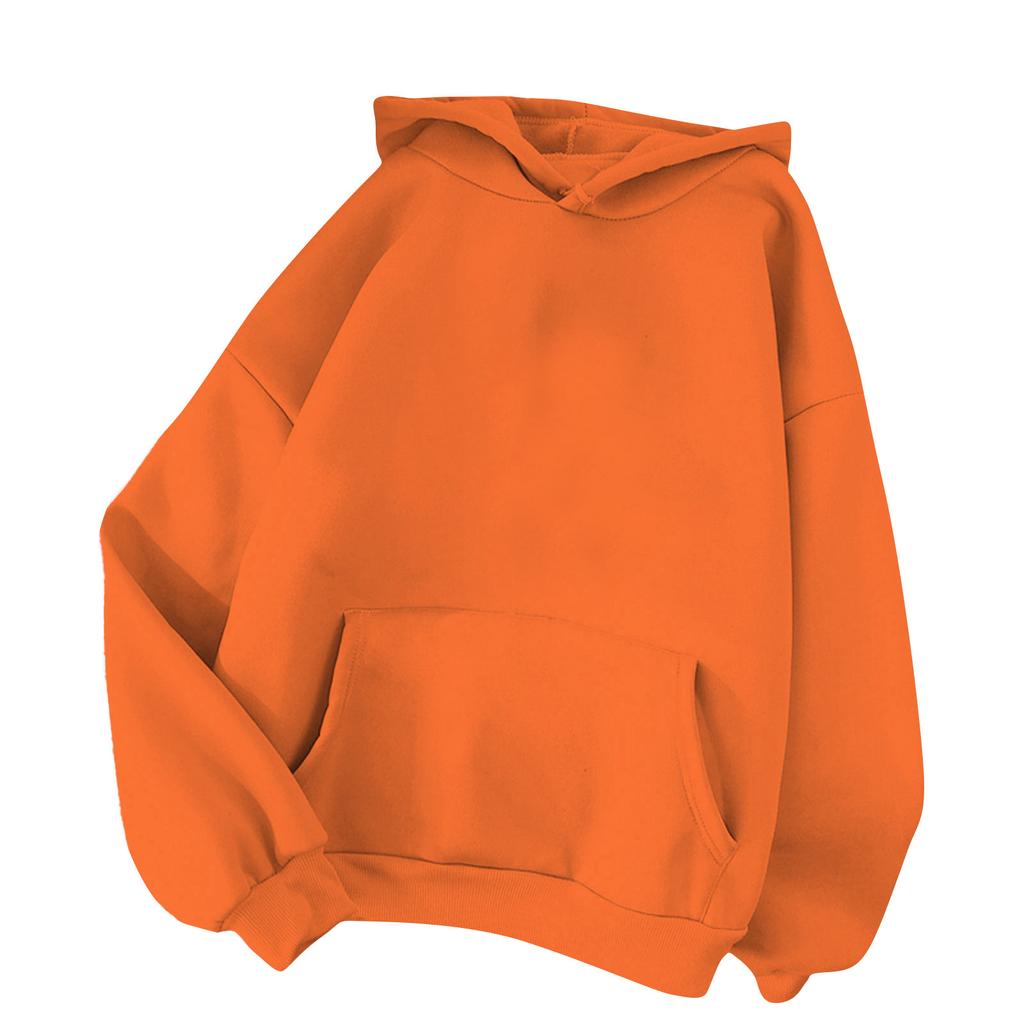 Women's Fashion Sports Pullover Hoodie Loose Padded Thickened Warm Casual Sweatshirt