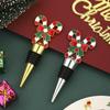 Christmas Crutch Red Wine Stopper Food-grade Wine Preservation Sealed Wine Bottle Stopper Christmas