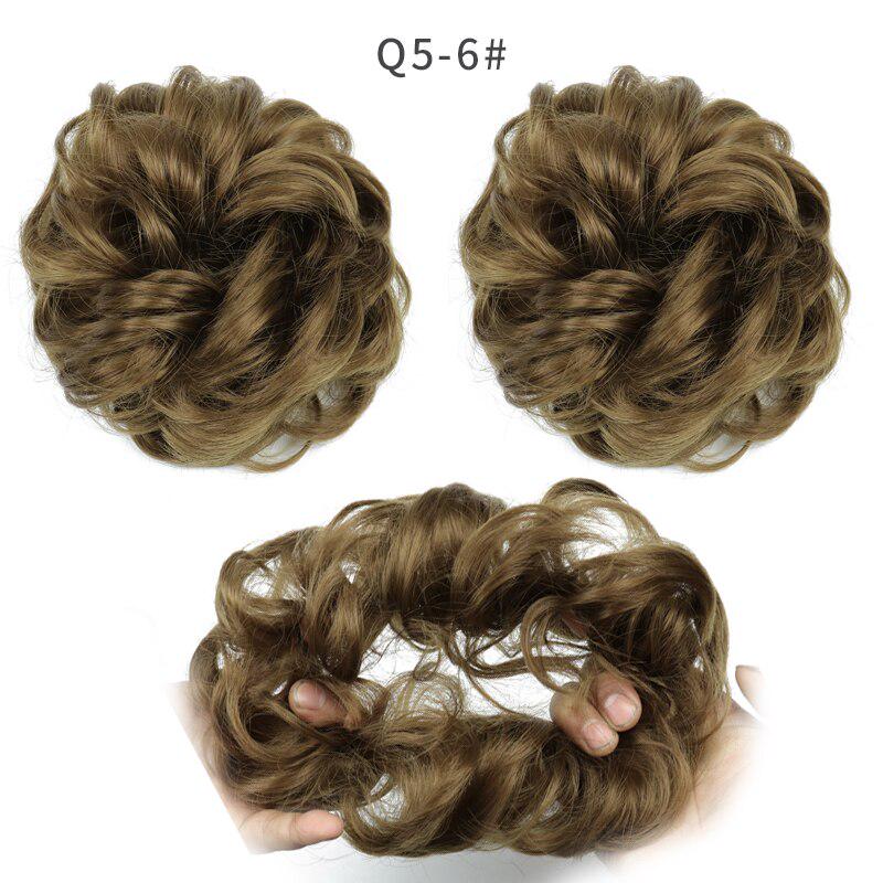Women Ladies New Pony Tail Messy Curly Hair Extension Bun Hairpiece Scrunchie