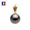 Pendant - Compagnie Générale Des Perles - LYS - 12-13 Mm Tahitian Pearl - 18 Ct Yellow Gold - Women's Jewelry