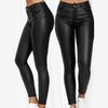 1PC Trousers Pencil Pants Solid Color PU Leather Women Leggings Stretchy High Quality Casual