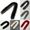1PC Coat Fur Collar For Clothing Fabric Fluffy Scarf Soft Ribbon Warm Faux Fox Fur Supplies Cap Strip Plush Strip Sewing Material