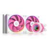 FX240 INF Pink Edition 240mm Liquid CPU Cooler with ARGB Infinity Mirror 2x120mm Daisy Chain Low Noise Operation Intel AMD Compatible ID-COOLING