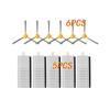 Side Brush Hepa Filter Mop Cloths Roller Brush for Neatsvor X500 X600 Robot Vacuum Cleaner Accessories Roller Brush for Neatsvor