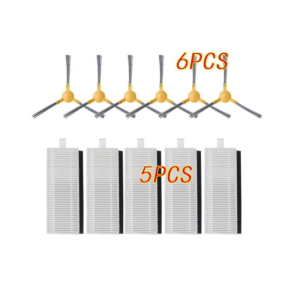 Side Brush Hepa Filter Mop Cloths Roller Brush for Neatsvor X500 X600 Robot Vacuum Cleaner Accessories Roller Brush for Neatsvor