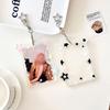 Acrylic Card Holder Colorful Star Student Card Protector Kpop Photocard Holder Keychain  Gift