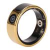 Smart Ring Gold Touch Display Screen Gesture Control IP68 Water Proof Sleep Activity Fitness Tracker Ring Size 8
