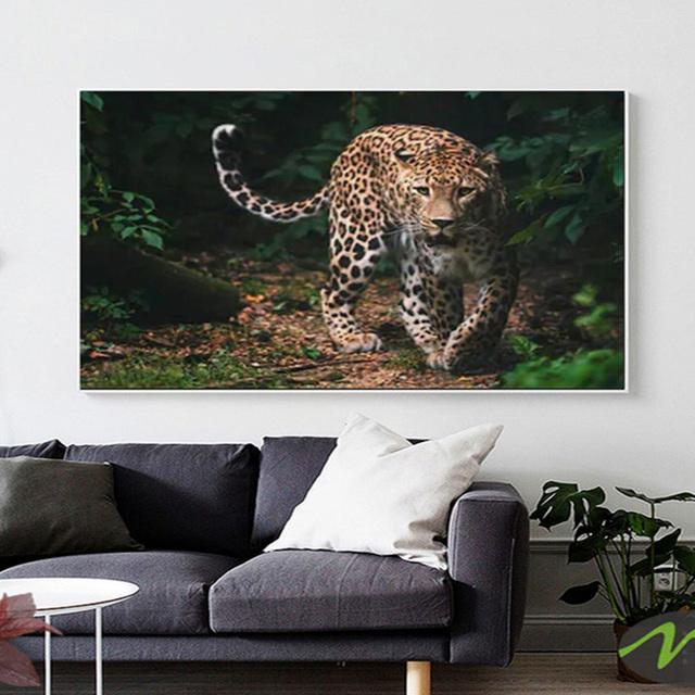 RELIABLI ART Canvas Painting Leopard Posters And Prints Animal Wall Pictures Cuadros For Living Room Home Decor No Frame